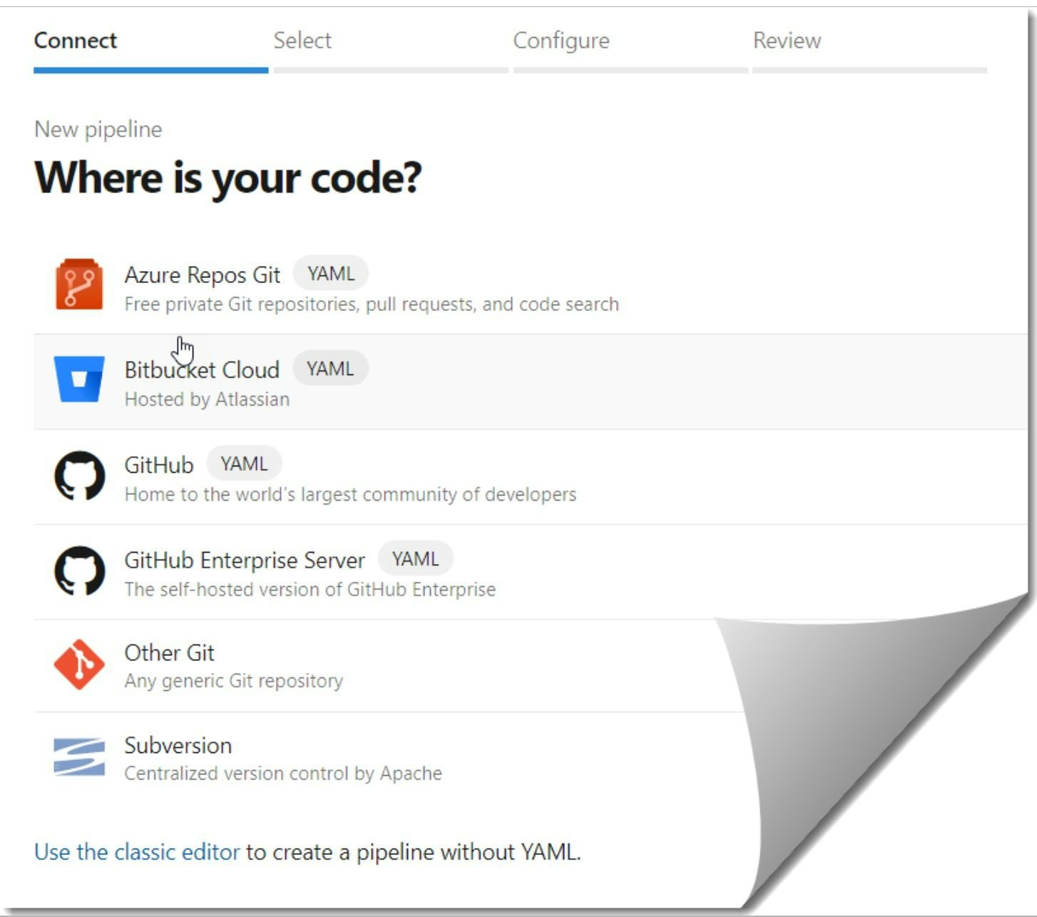 Screenshot of Azure DevOps platform.