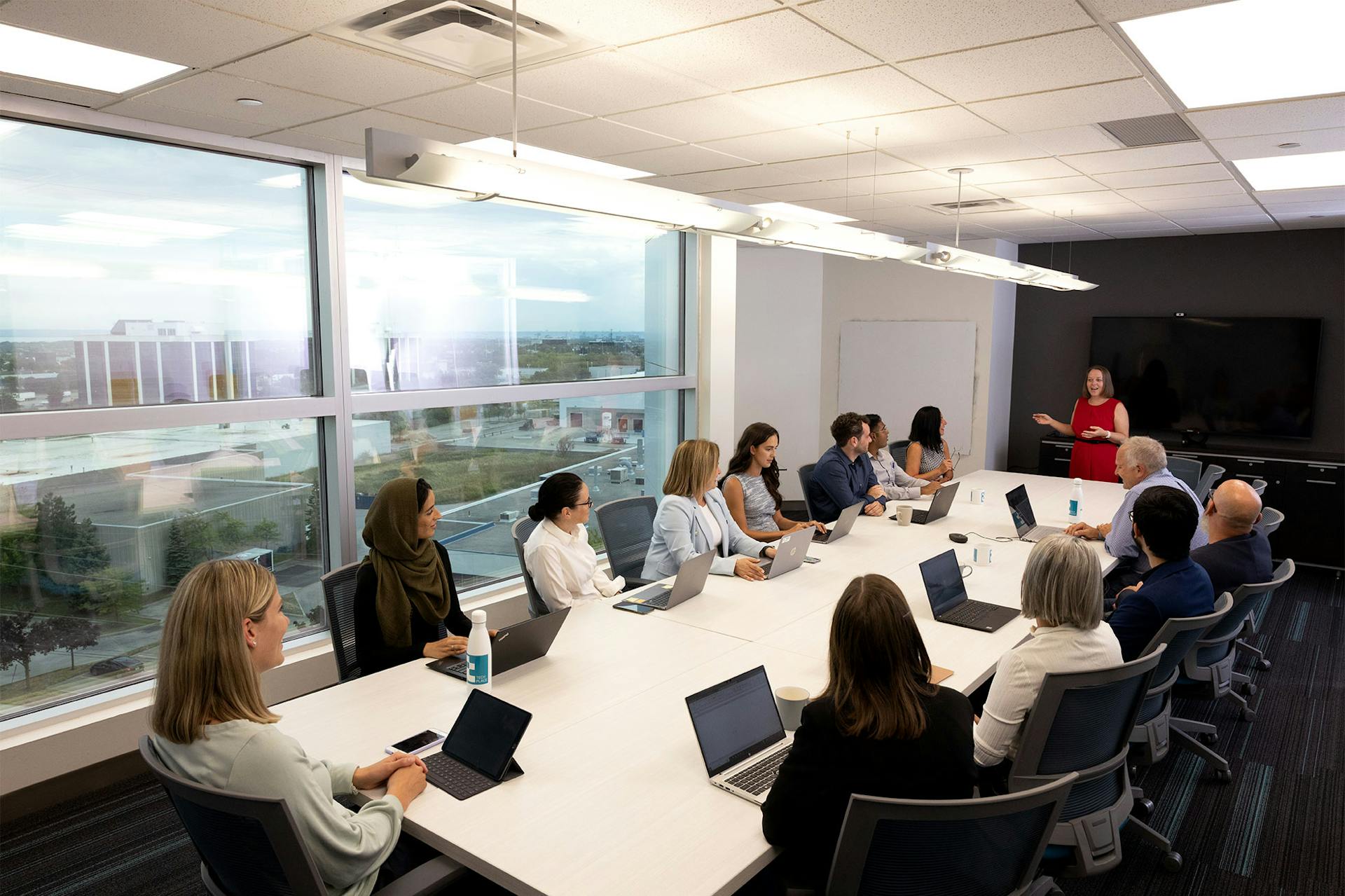 Meeting being held in the Boardroom