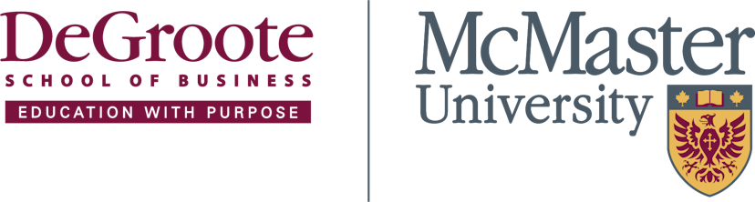 Degroote school of Business McMaster logo
