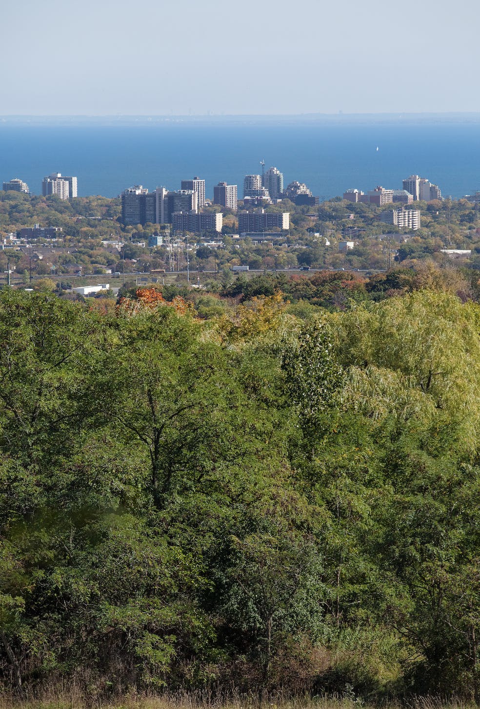 Skyline of the city of Burlington