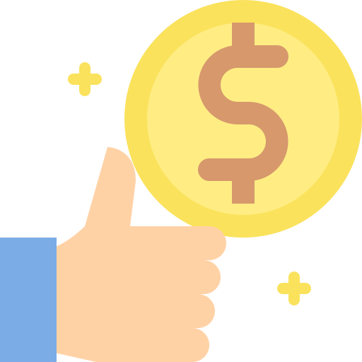 thumbs up with price