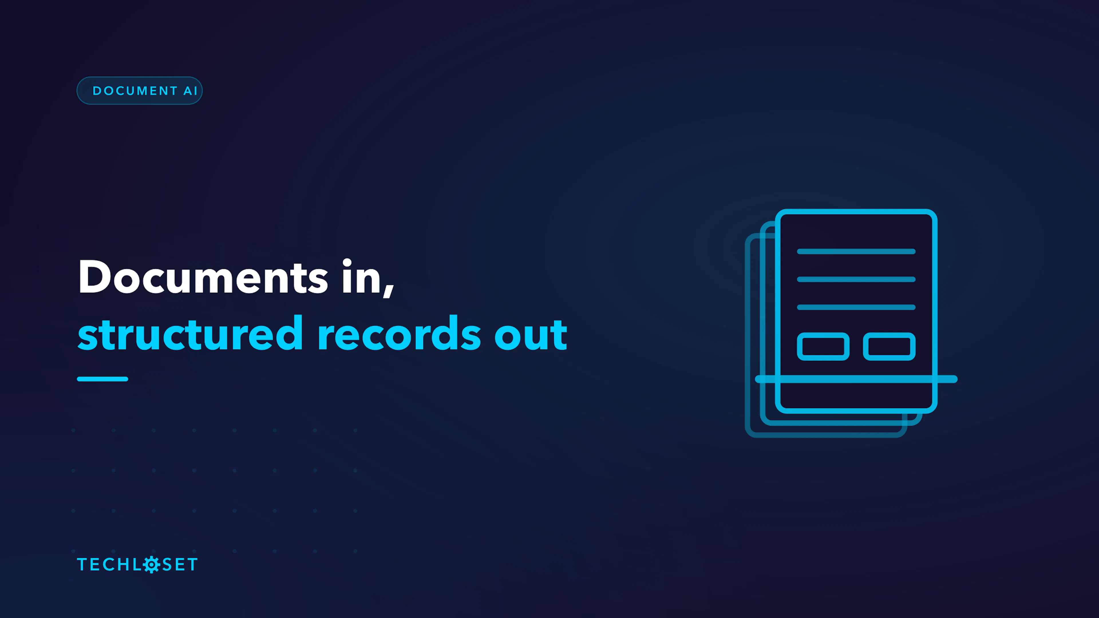 Medical document data extraction — documents in, structured records out
