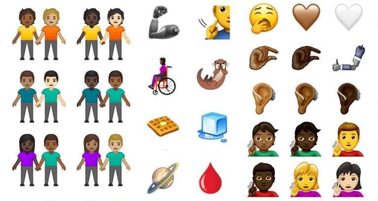 new inclusive emojis