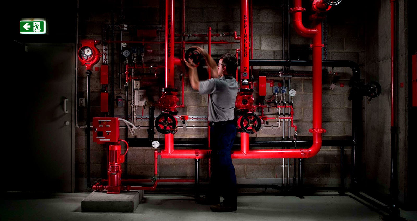 Przemysłowe instalacje przeciwpożarowe Techpress