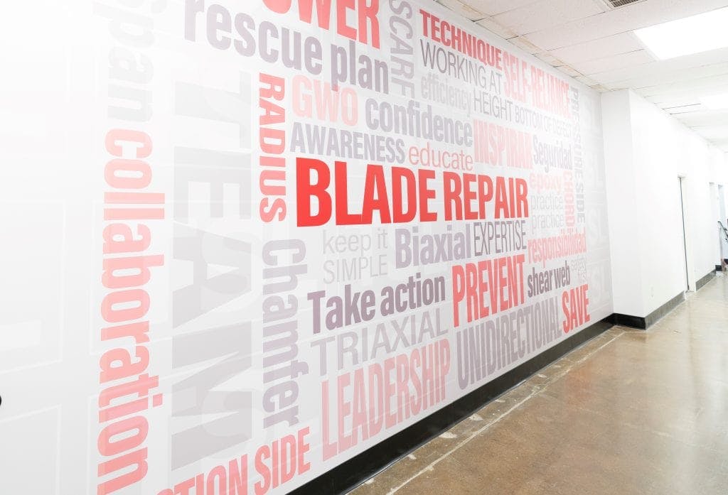 Blade Repair Word Wall