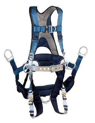 exofit tower climbing harness