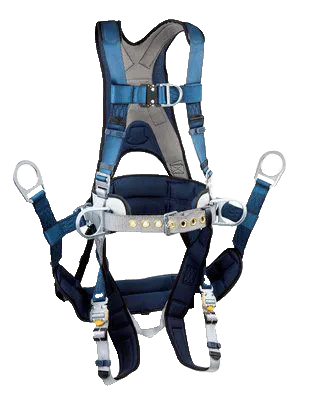 exofit tower climbing harness