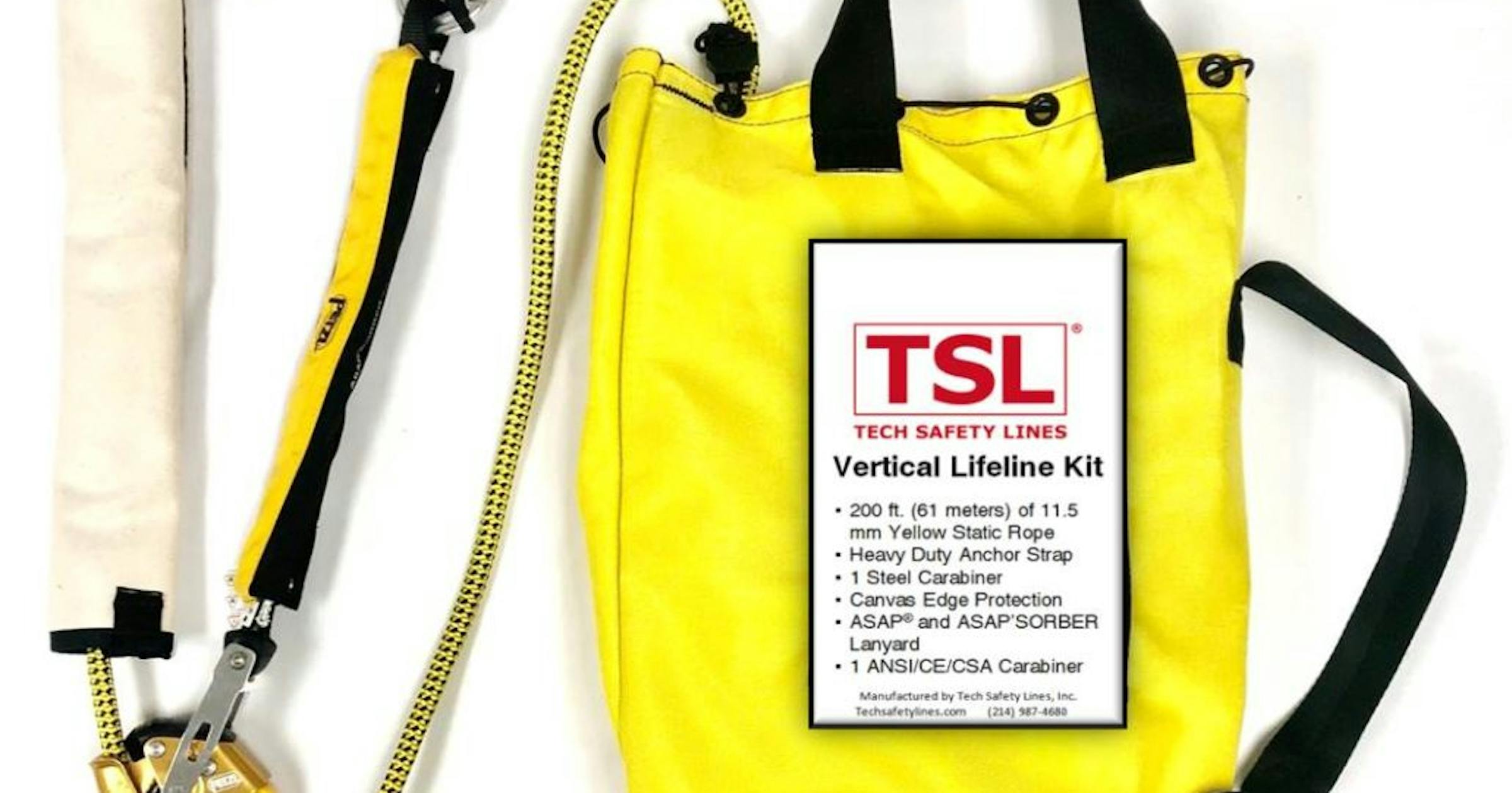 Vertical Lifeline Kit - Effortless Fall Protection | Tech Safety Lines