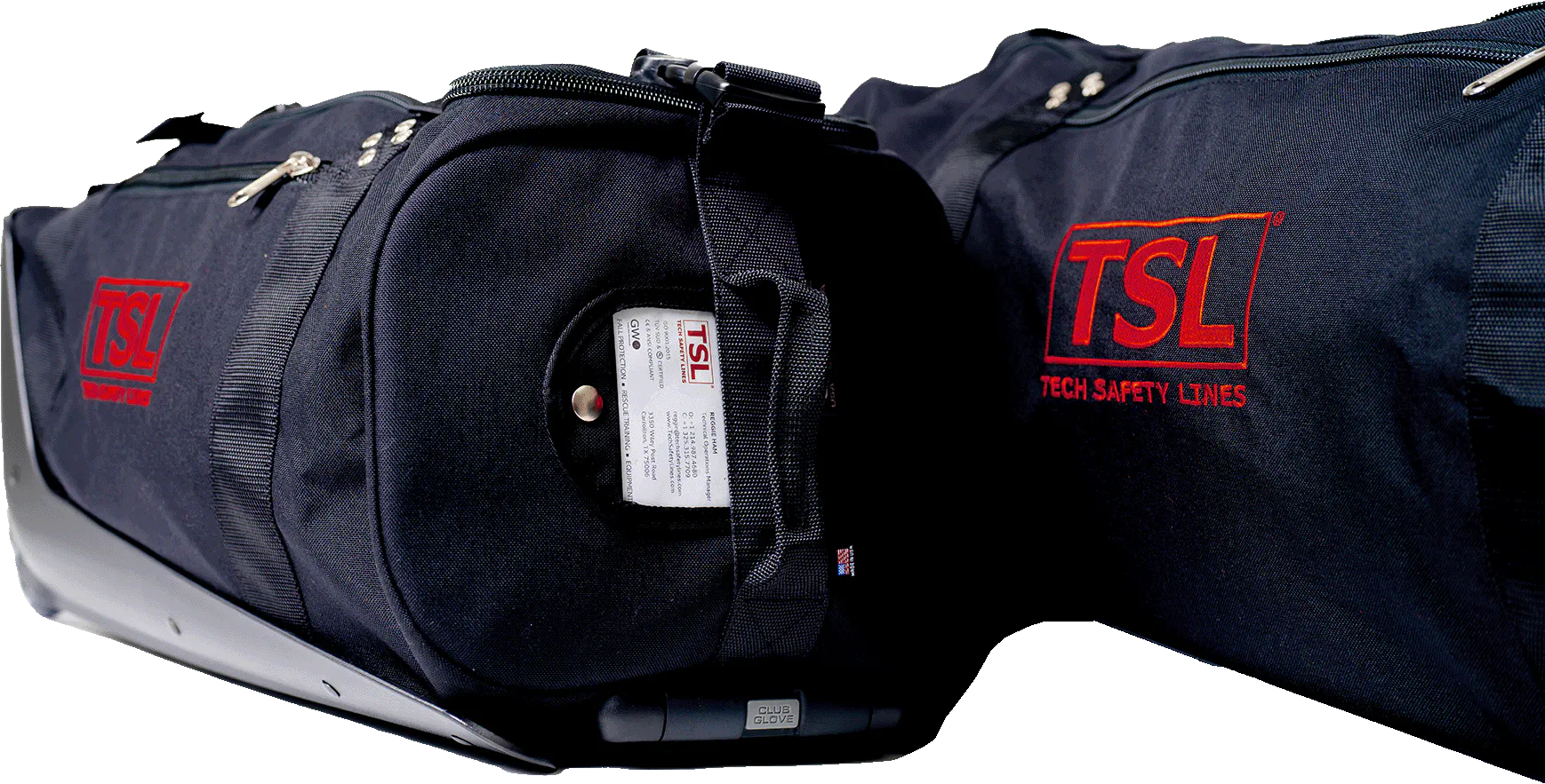 TSL duffle bags side view