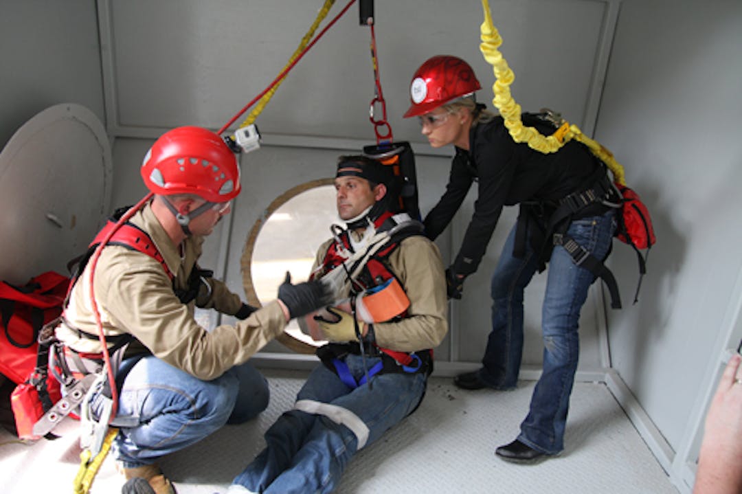 controlled descent training in the wind industry