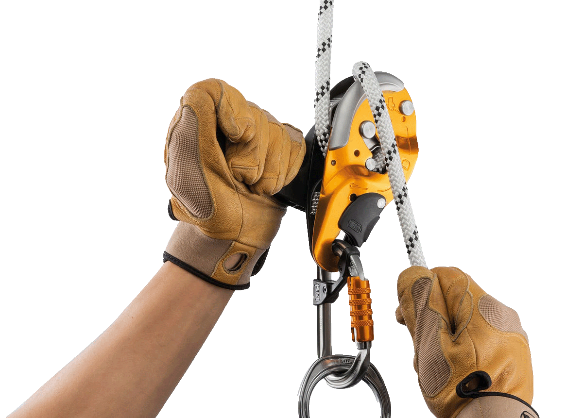 Petzl I’D® S Control Descent Device ergonomic handle