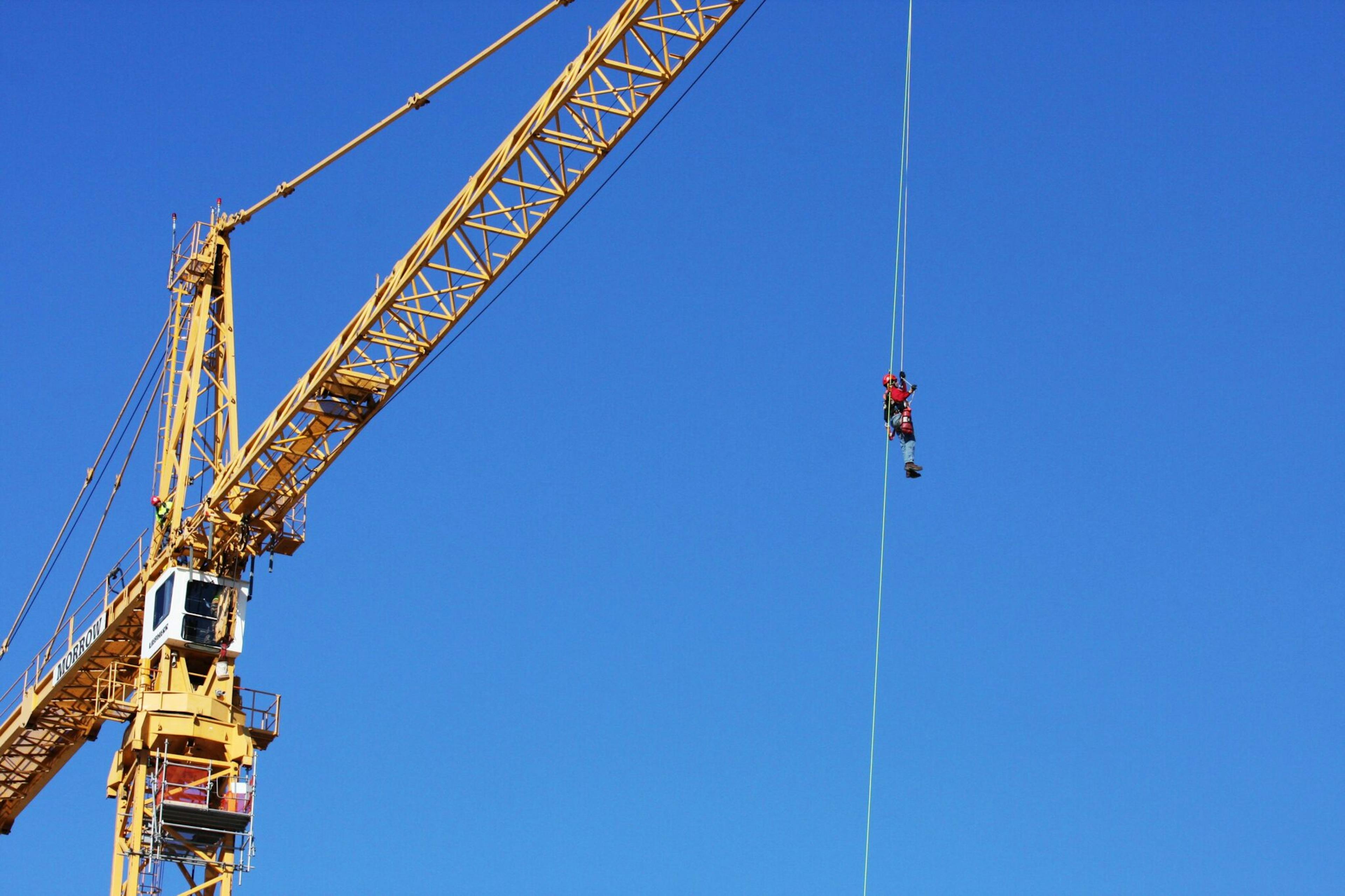 tower crane evacuation self-rescue training