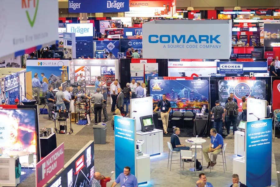Vendors at the NFPA Expo