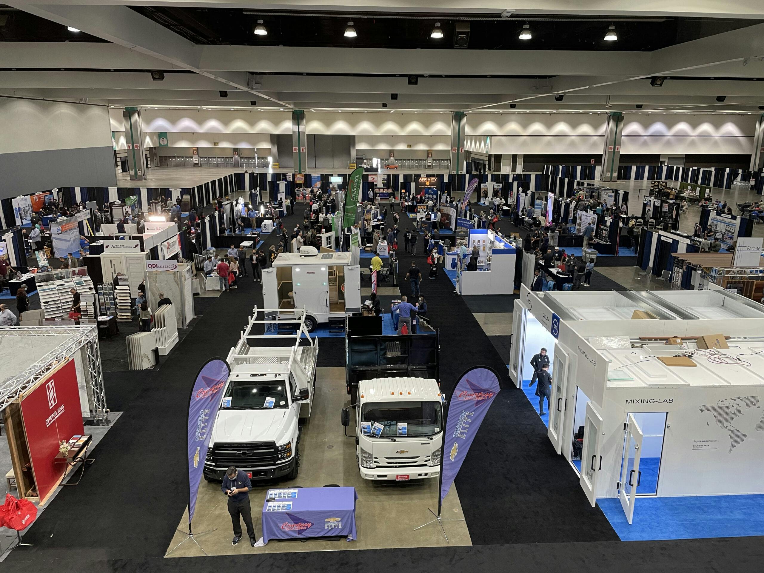 The floor at the Build Expo