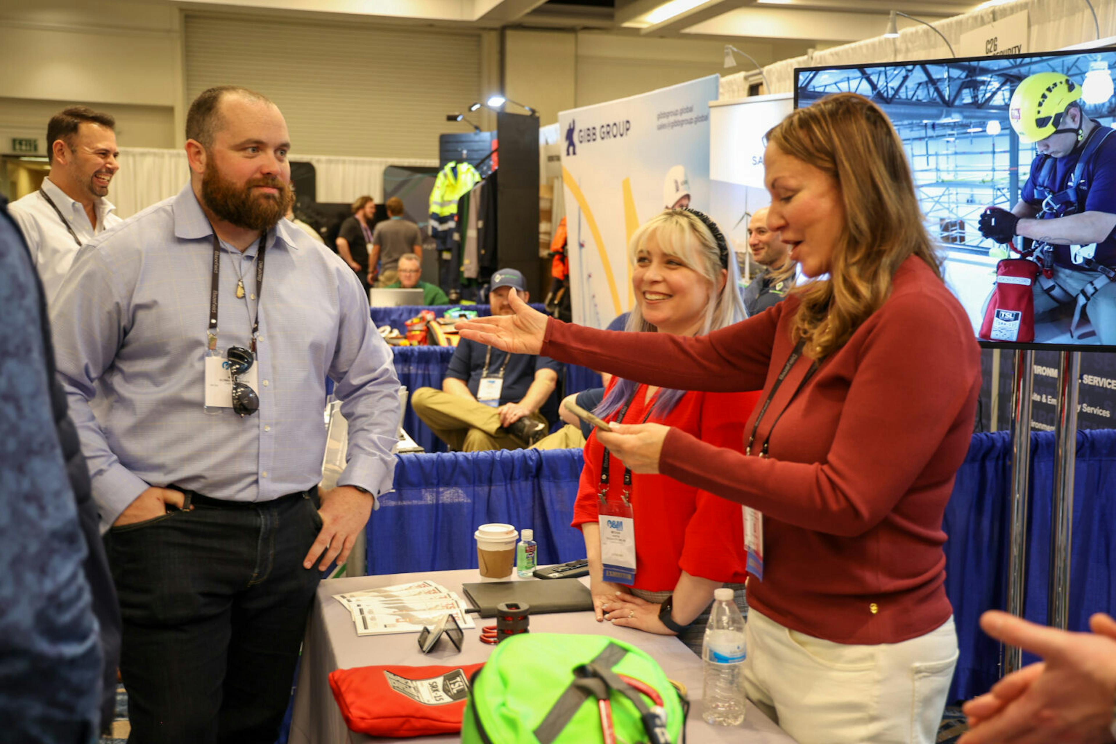 An exhibit at ACP OMS Conference