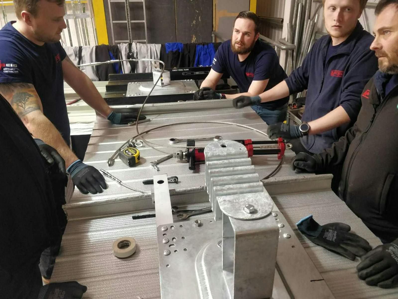 Horizontal and Overhead Lifeline Systems Installation and Testing