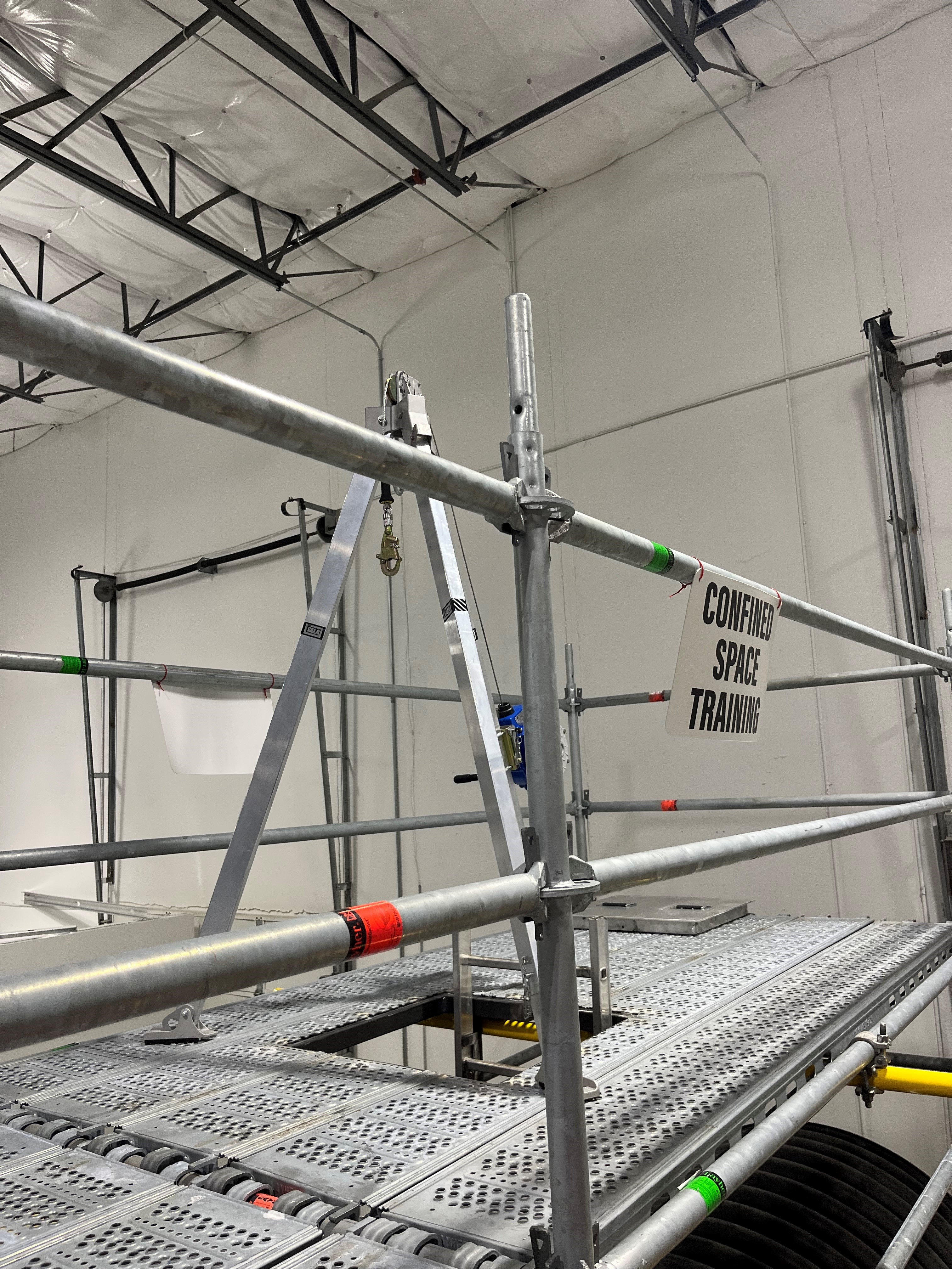 Confined Space Rescue Tri-Pod Tech Safety Lines