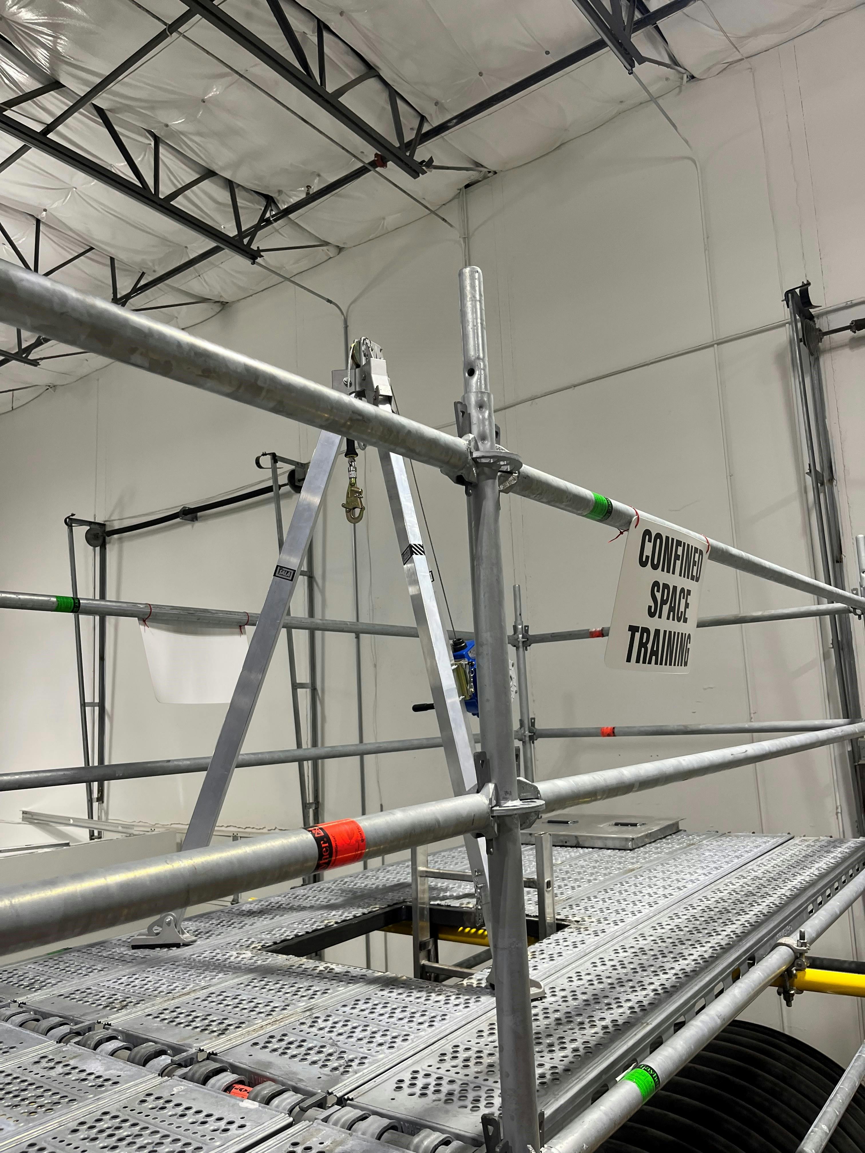 Confined Space Rescue Tri-Pod Tech Safety Lines