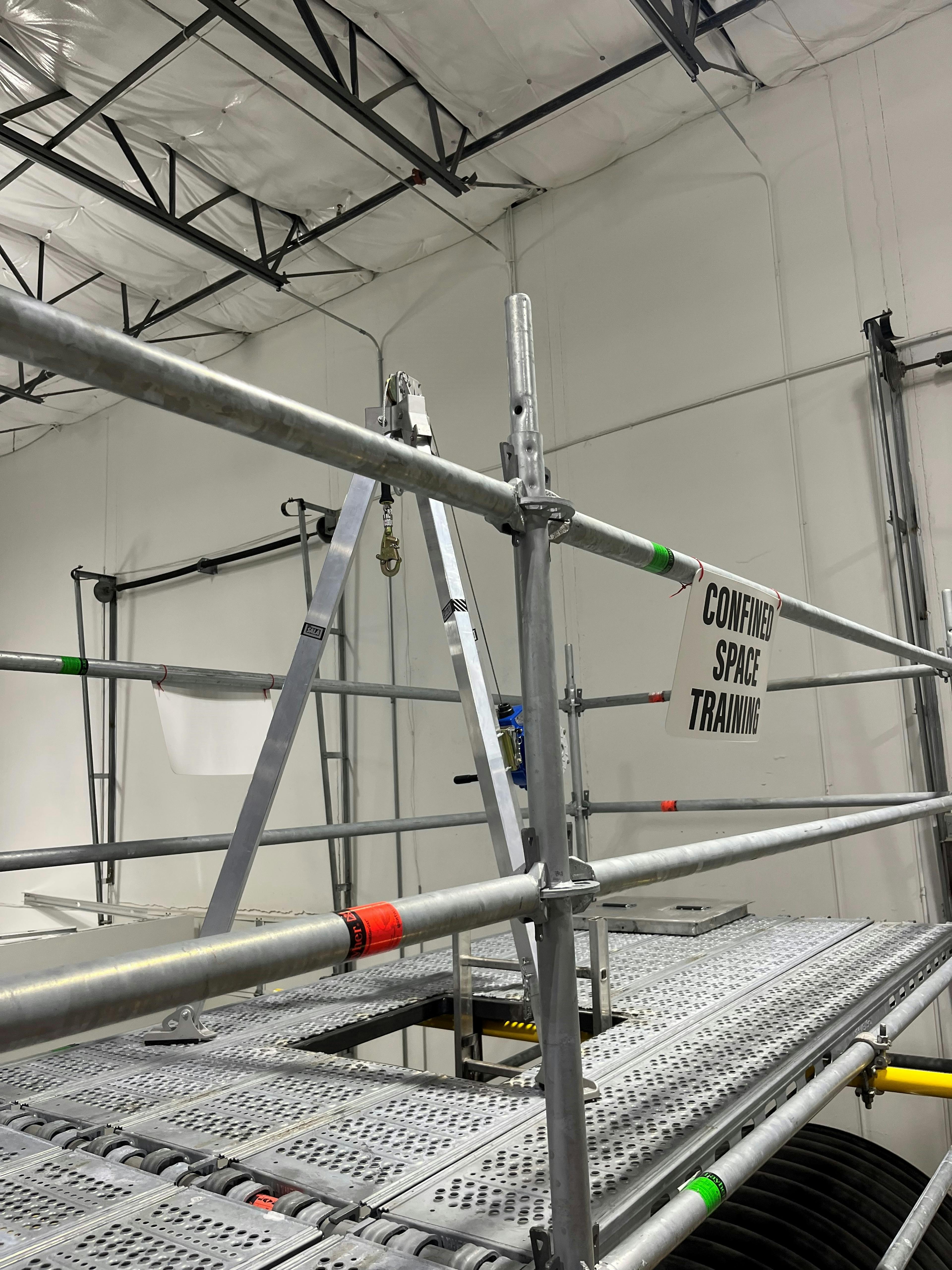 Confined Space Rescue Tri-Pod Tech Safety Lines