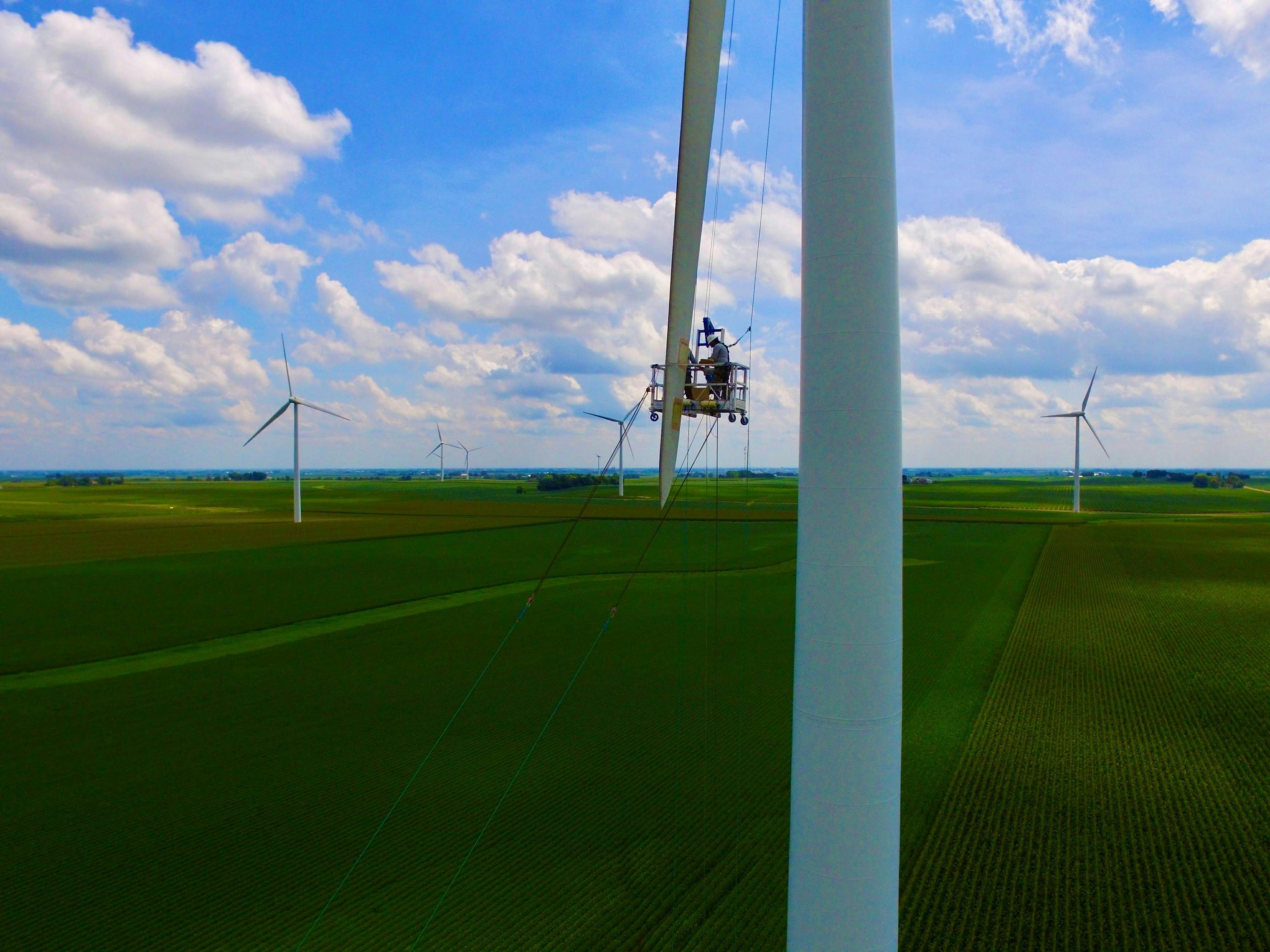 Blade repair technicians are crucial in the wind energy industry