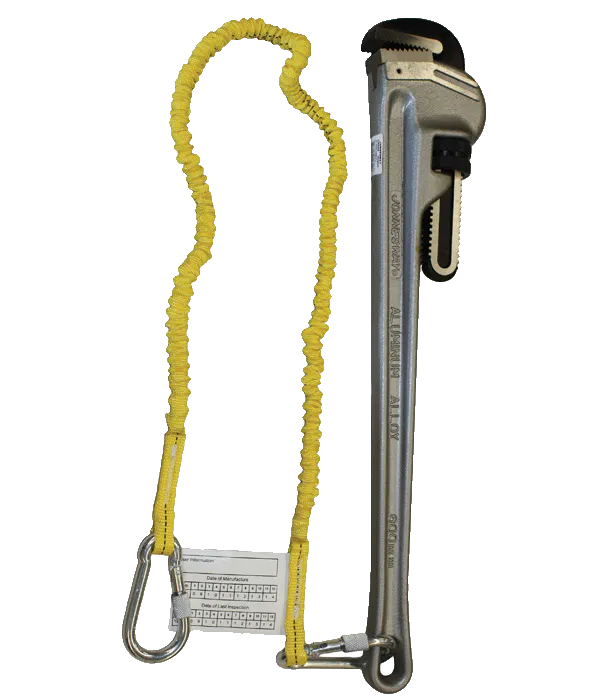 reliance tool lanyard in use with wrench