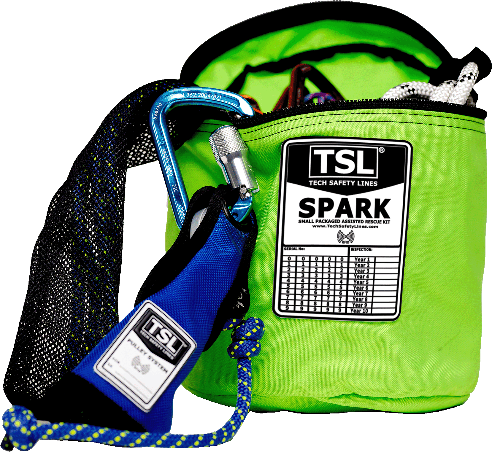 SPARK bag with pulley