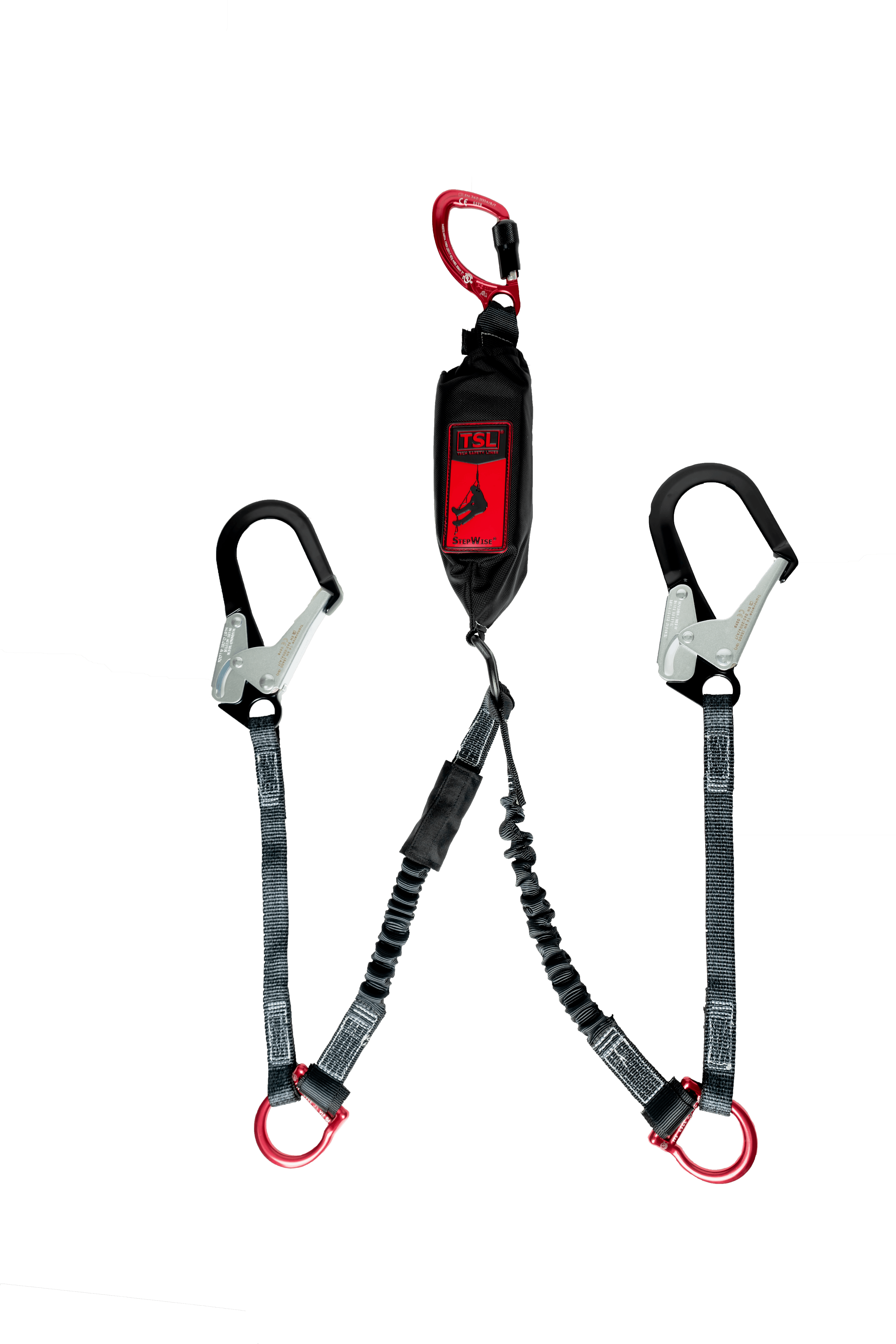 stepwise two leg lanyard full view