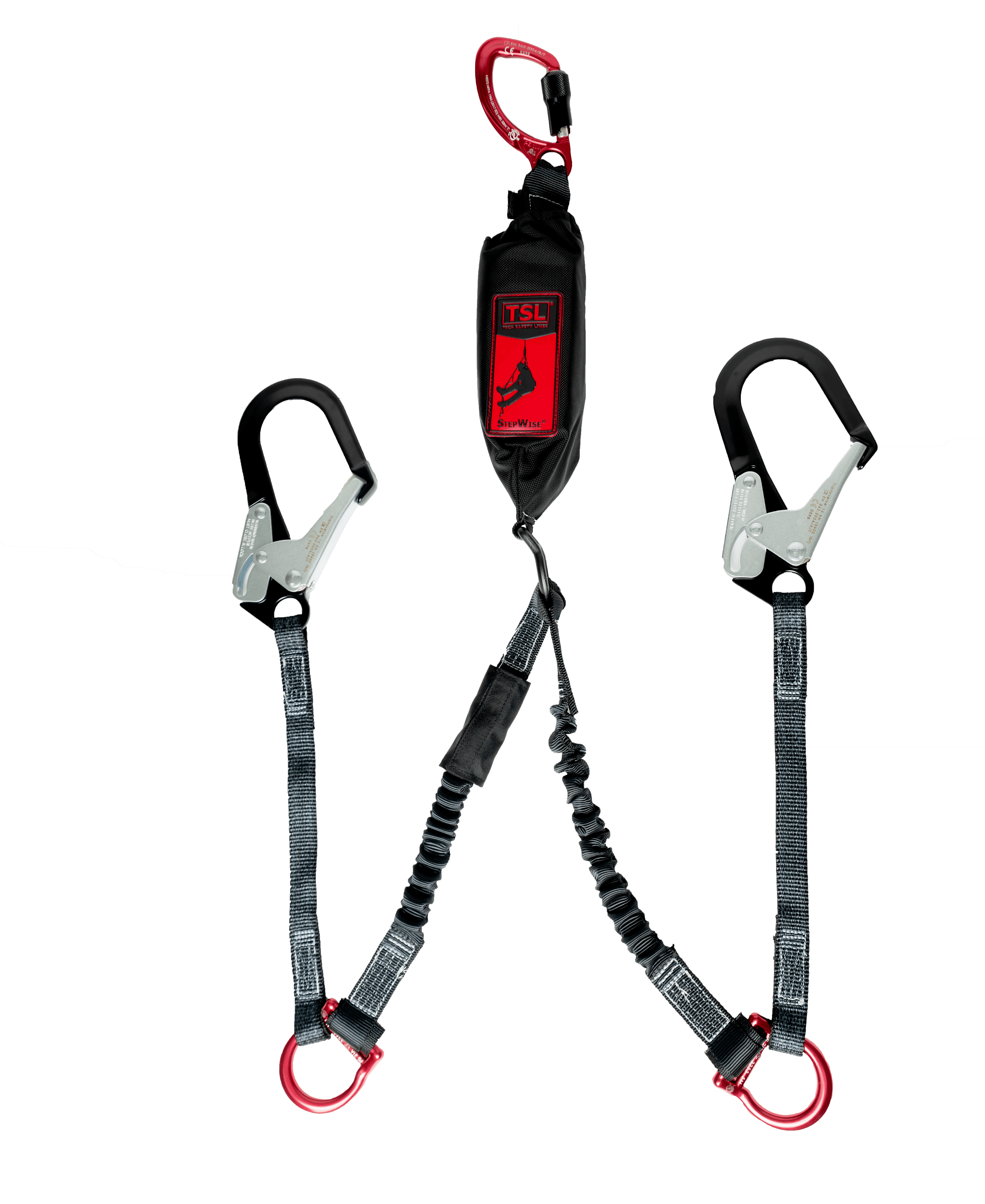 stepwise two leg lanyard full view no ladder