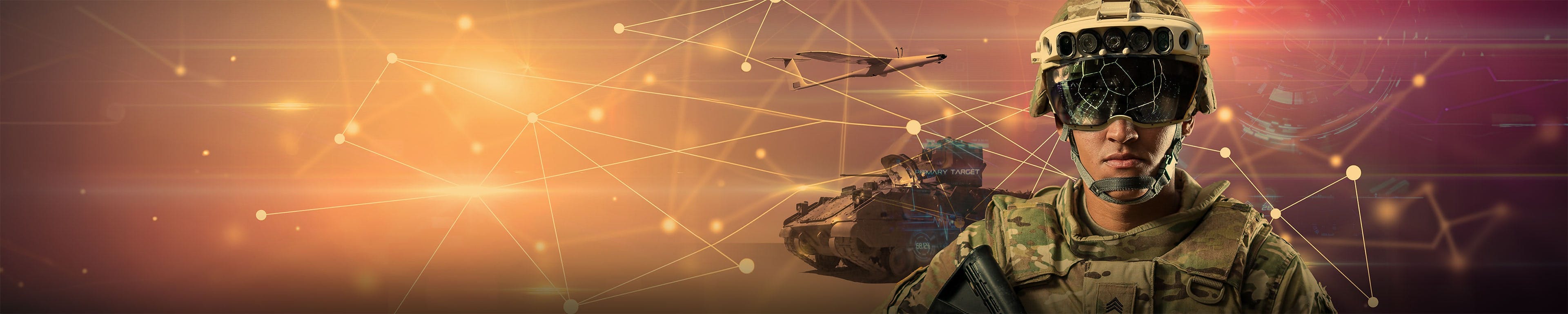 US Army soldier background image from AUSA