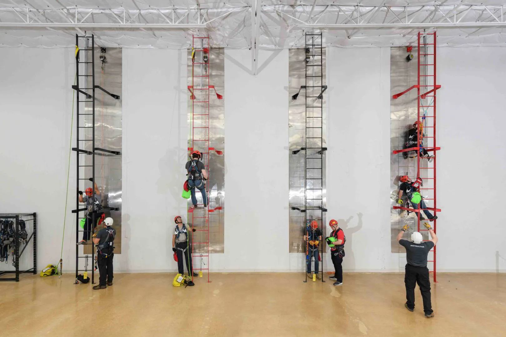 Competent Rescuer Training Tech Safety Lines | Competent Climber & Rescue Training: Water Tower