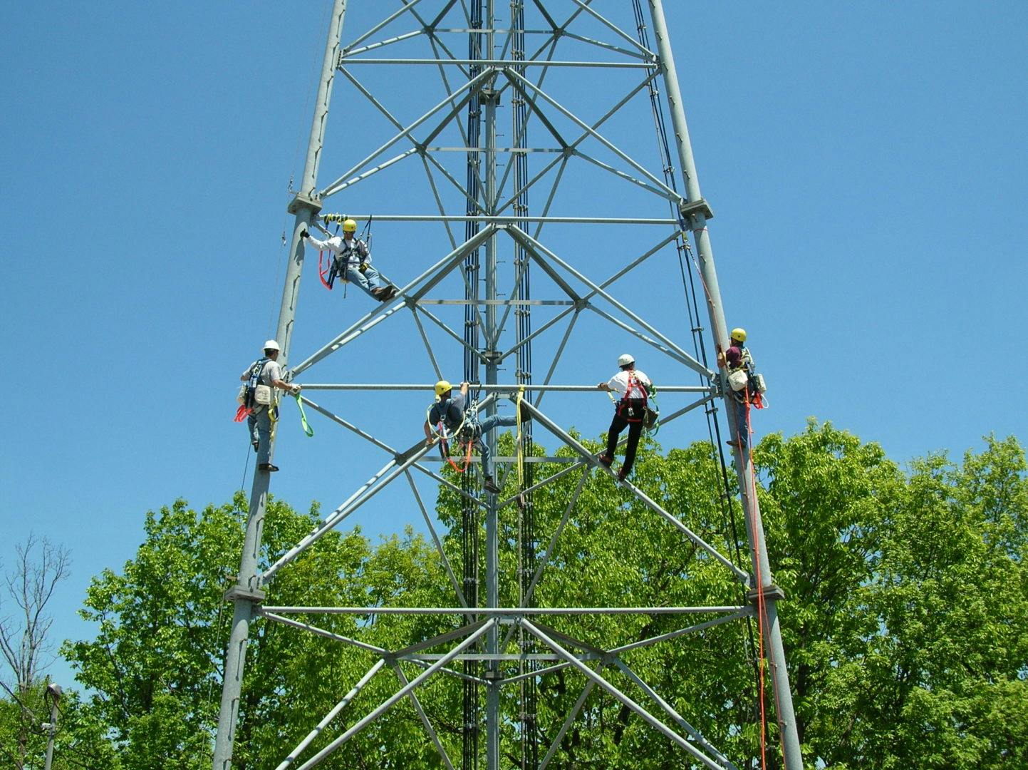 TSL competent climber training, telecommunications