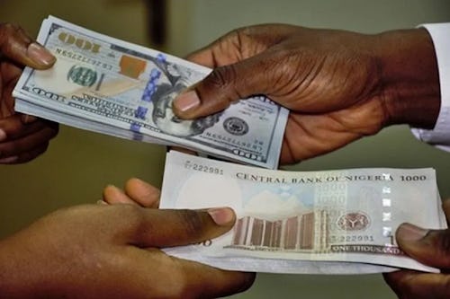 Dollar to Naira black market exchange rate today