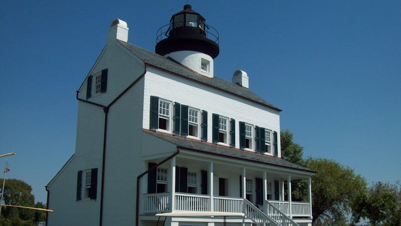 Blackiston Lighthouse located in St. Mary's County.