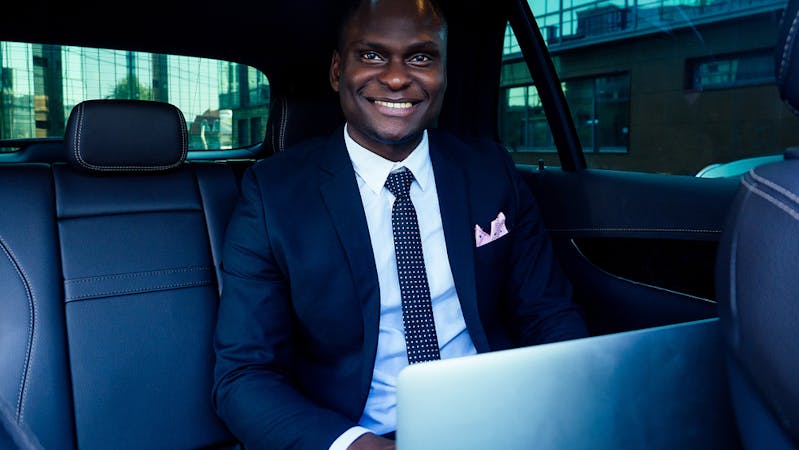 A rich black African man