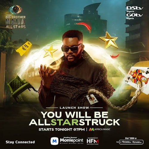 Ebuka Obi-Uchendu in the promotional photo for BBNaija All-Stars