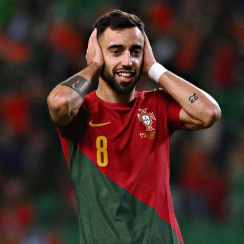 Manchester United and Portuguese midfielder Bruno Fernandes