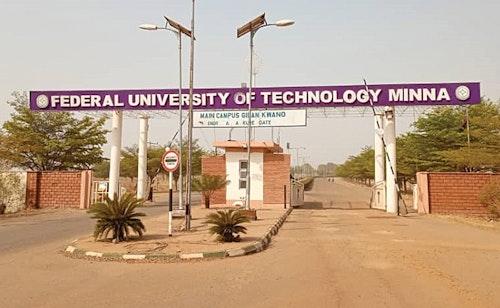 The front gate of Federal University of Technology, Minna, FUTMINNA