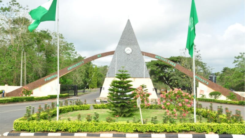 List of courses offered by Federal University of Agriculture, Abeokuta, FUNAAB