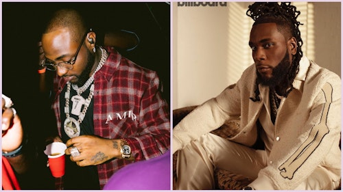 Burna boy and Davido, two top, best Nigerian musicians