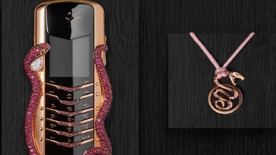 Vertu Signature Cobra is one of the most expensive phones in the world