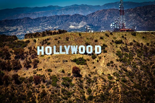 Hollywood in California.