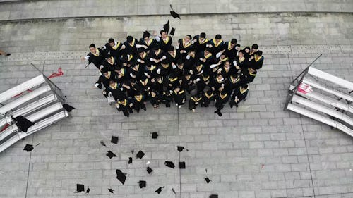 Graduands from a top US university