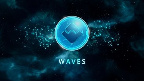 WAVES, the cryptocurrency asset.