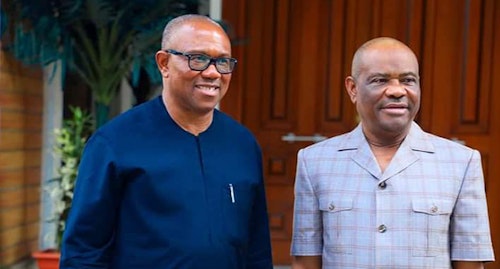 Peter Obi and Nyesom Wike 