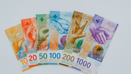 Swiss Franc bills, one of the most expensive currencies in the world 