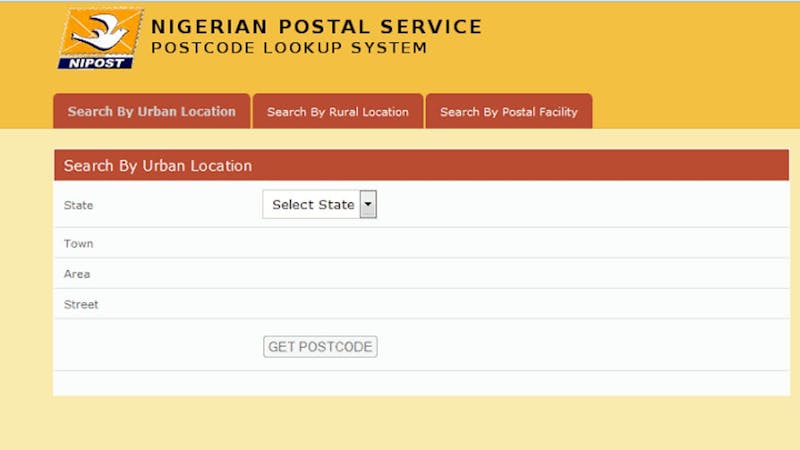 List of Nigeria postal code for the 36 states in the country