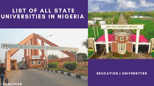 List of all state universities in Nigeria