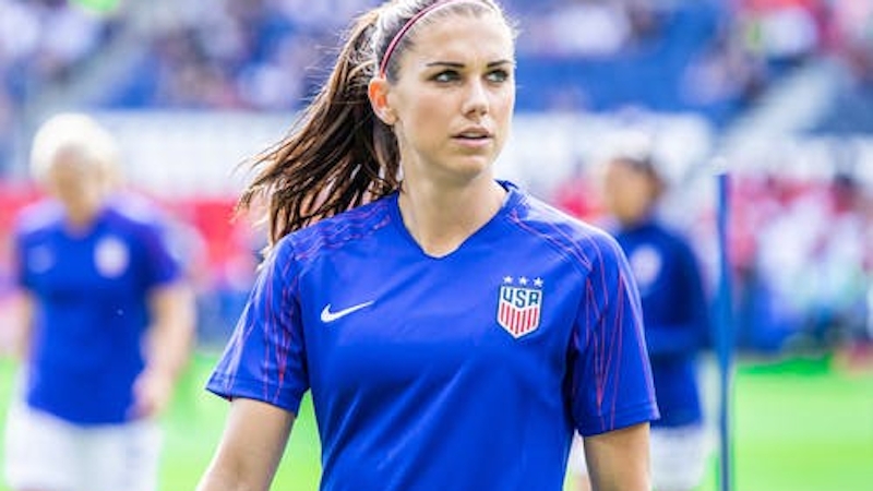Alex Morgan is one of the hottest female footballers in the world