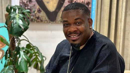 Don Jazzy smiling for the camera