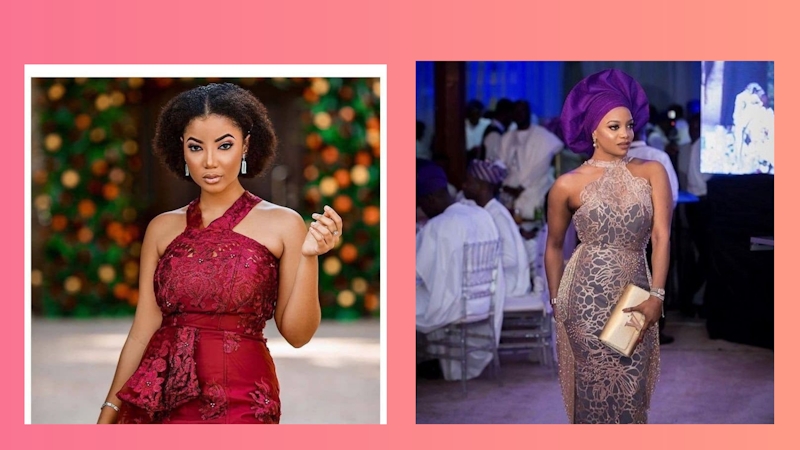 Turtleneck aso ebi lace style
